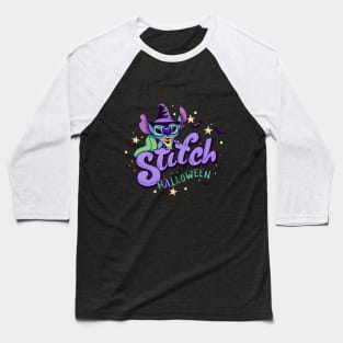 Halloween Stitch Baseball T-Shirt